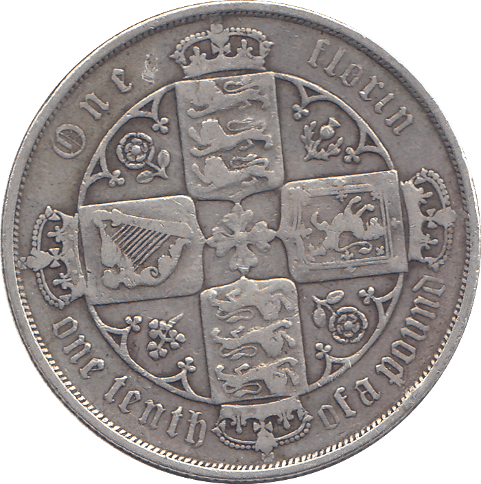 1880 FLORIN ( GF ) - FLORIN - Cambridgeshire Coins