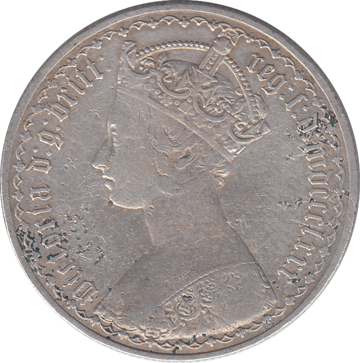 1880 FLORIN ( VF ) - FLORIN - Cambridgeshire Coins