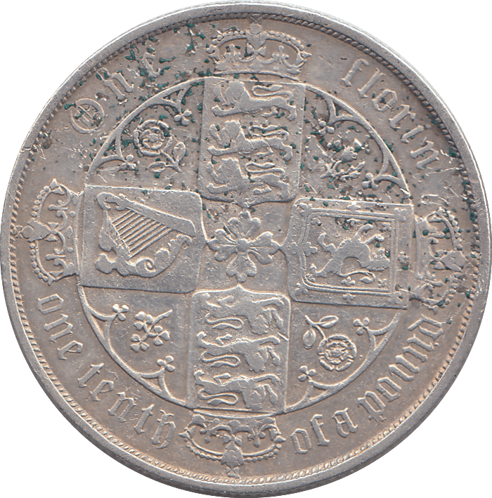 1880 FLORIN ( VF ) - FLORIN - Cambridgeshire Coins
