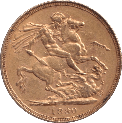 1880 GOLD SOVEREIGN ( EF ) - SOVEREIGN - Cambridgeshire Coins