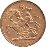 1880 GOLD SOVEREIGN ( EF ) - SOVEREIGN - Cambridgeshire Coins