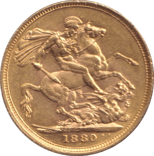 1880 GOLD SOVEREIGN ( EF ) - SOVEREIGN - Cambridgeshire Coins