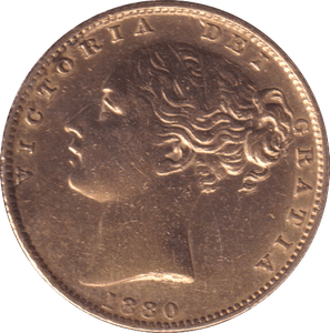 1880 GOLD SOVEREIGN ( EF ) SYDNEY MINT - SOVEREIGN - Cambridgeshire Coins