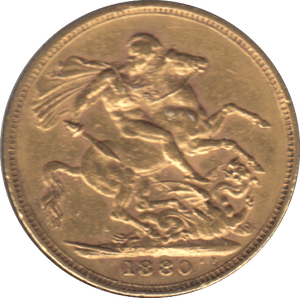 1880 GOLD SOVEREIGN MELBOURNE MINT( GVF ) - SOVEREIGN - Cambridgeshire Coins