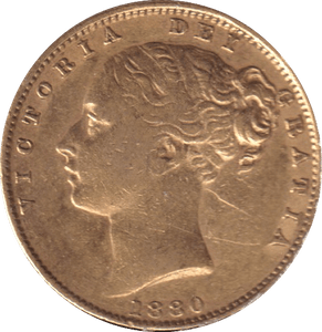 1880 GOLD SOVEREIGN ( VF ) SYDNEY MINT - SOVEREIGN - Cambridgeshire Coins