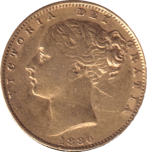 1880 GOLD SOVEREIGN ( VF ) SYDNEY MINT - SOVEREIGN - Cambridgeshire Coins