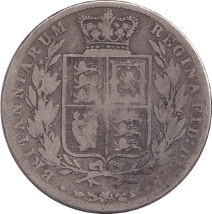 1880 HALF CROWN ( NF ) - HALF FARTHING - Cambridgeshire Coins