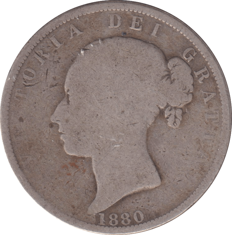 1880 HALFCROWN ( FAIR ) - HALFCROWN - Cambridgeshire Coins