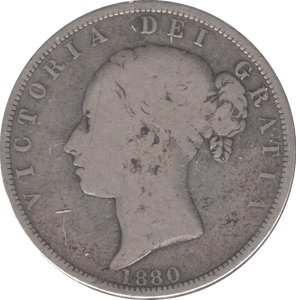1880 HALFCROWN ( FINE ) - HALFCROWN - Cambridgeshire Coins