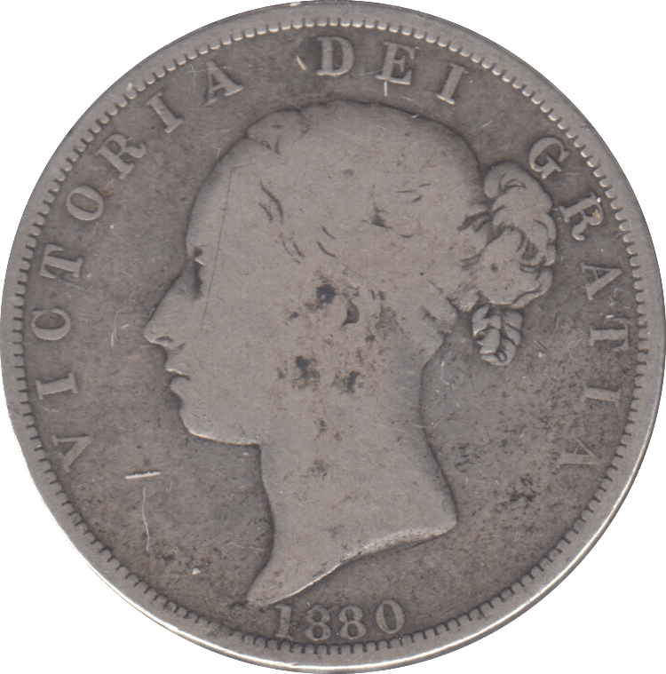 1880 HALFCROWN ( FINE ) - HALFCROWN - Cambridgeshire Coins