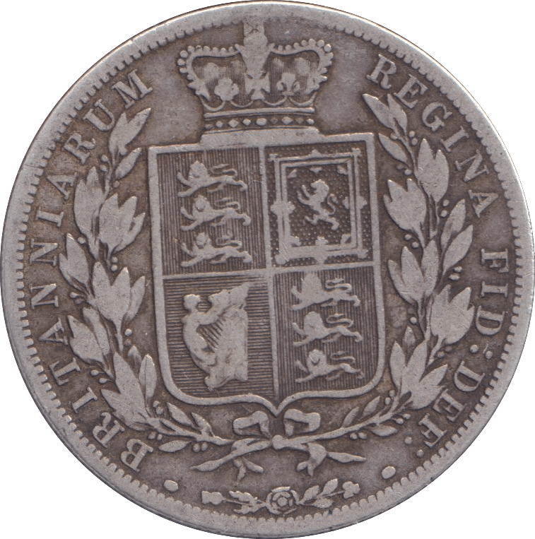 1880 HALFCROWN ( GF ) - HALFCROWN - Cambridgeshire Coins