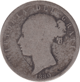 1880 HALFCROWN ( VF ) - HALFCROWN - Cambridgeshire Coins