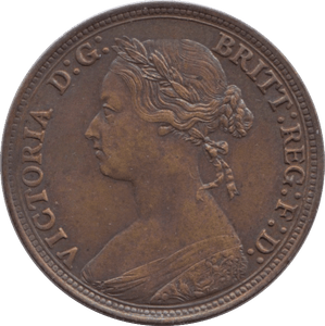 1880 HALFPENNY ( EF ) - Halfpenny - Cambridgeshire Coins