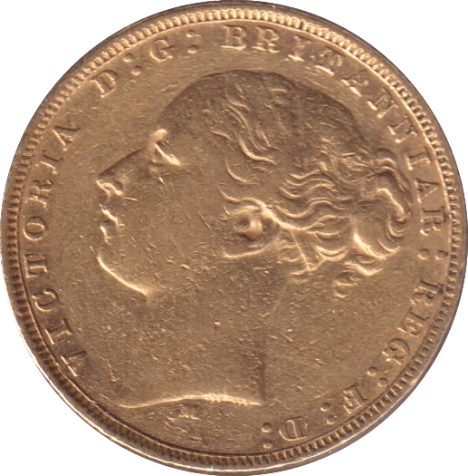 1880 M GOLD SOVEREIGN ( VF ) - SOVEREIGN - Cambridgeshire Coins