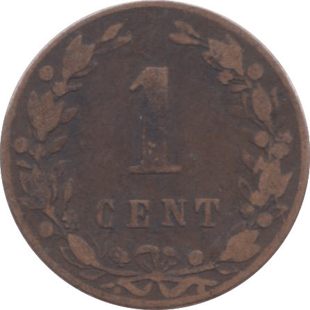 1880 NETHERLANDS ONE CENT - WORLD COINS - Cambridgeshire Coins
