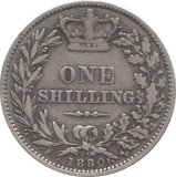 1880 ONE SHILLING ( GF ) - SHILLING - Cambridgeshire Coins