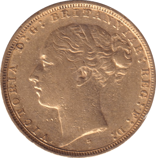 1880 S GOLD SOVEREIGN ( VF ) - SOVEREIGN - Cambridgeshire Coins