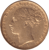 1880 S GOLD SOVEREIGN ( VF ) - SOVEREIGN - Cambridgeshire Coins