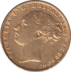 1880 S GOLD SOVEREIGN ( VF ) - SOVEREIGN - Cambridgeshire Coins