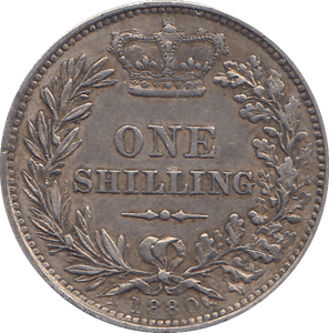 1880 SHILLING ( EF ) - SHILLING - Cambridgeshire Coins