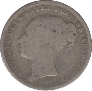 1880 SHILLING ( FAIR ) - SHILLING - Cambridgeshire Coins