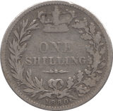 1880 SHILLING ( FAIR ) - SHILLING - Cambridgeshire Coins