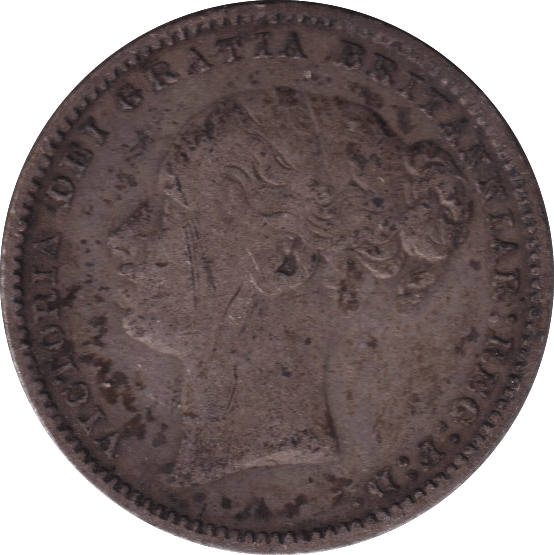 1880 SHILLING ( FINE ) - SHILLING - Cambridgeshire Coins