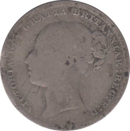 1880 SHILLING ( FINE ) - SHILLING - Cambridgeshire Coins