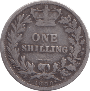 1880 SHILLING ( FINE ) - Shilling - Cambridgeshire Coins