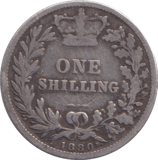 1880 SHILLING ( FINE ) - Shilling - Cambridgeshire Coins