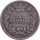 1880 SHILLING ( FINE ) - Shilling - Cambridgeshire Coins