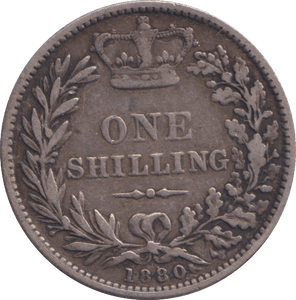 1880 SHILLING ( GF ) 1 - SHILLING - Cambridgeshire Coins