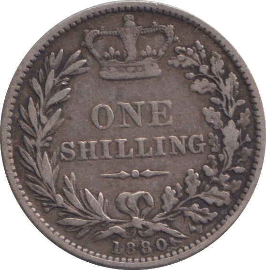 1880 SHILLING ( GF ) 1 - SHILLING - Cambridgeshire Coins