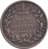 1880 SHILLING ( GF ) 1 - SHILLING - Cambridgeshire Coins