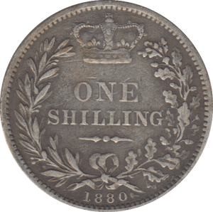 1880 SHILLING ( GF ) - SHILLING - Cambridgeshire Coins