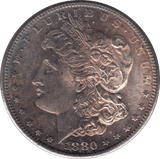 1880 SILVER MORGAN DOLLAR SAN FRANCISCO MINT - SILVER WORLD COINS - Cambridgeshire Coins