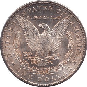 1880 SILVER MORGAN DOLLAR SAN FRANCISCO MINT - SILVER WORLD COINS - Cambridgeshire Coins