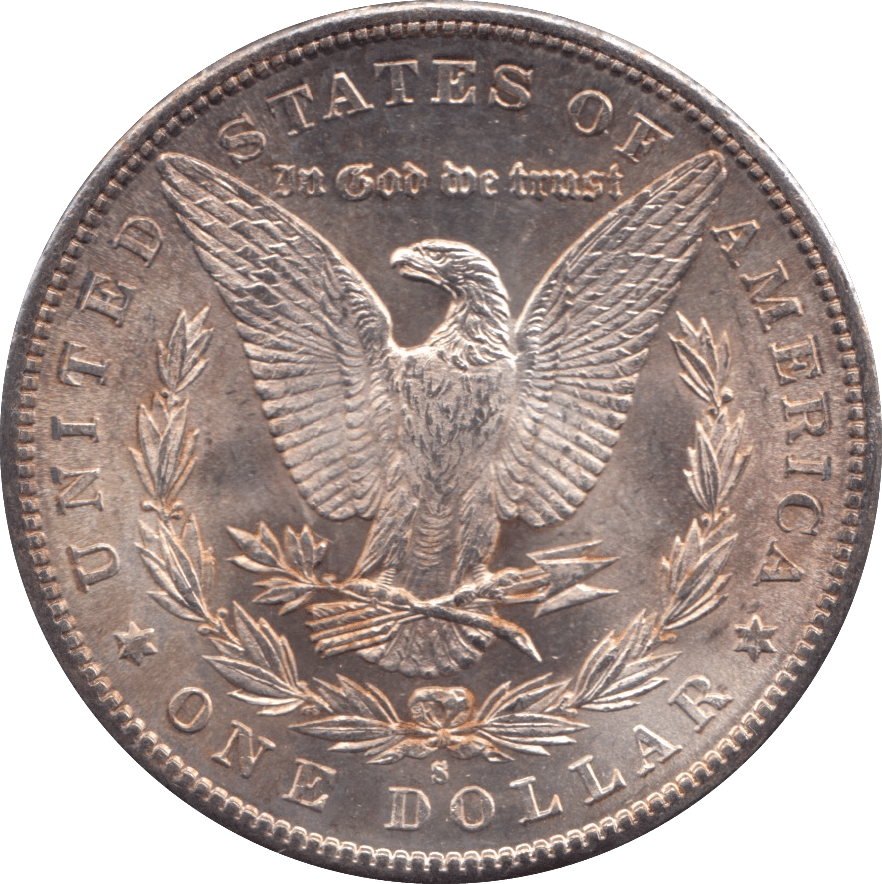 1880 SILVER MORGAN DOLLAR SAN FRANCISCO MINT - SILVER WORLD COINS - Cambridgeshire Coins