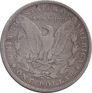 1880 SILVER MORGAN DOLLAR USA 5 - SILVER WORLD COINS - Cambridgeshire Coins