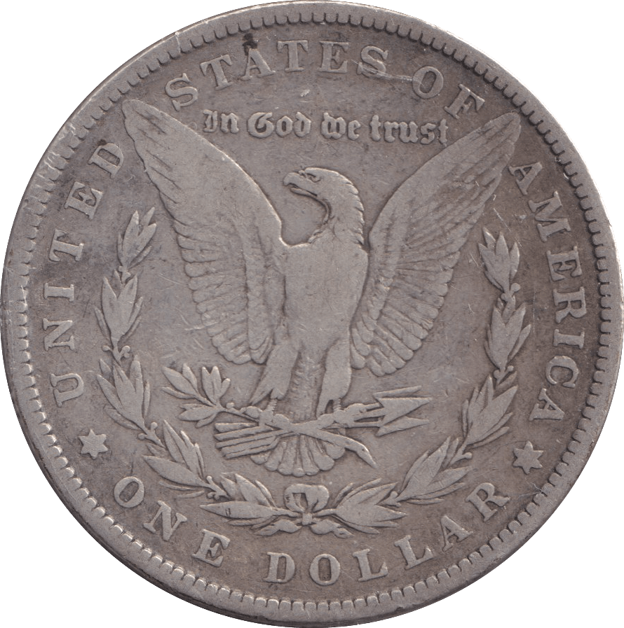 1880 SILVER MORGAN DOLLAR USA 5 - SILVER WORLD COINS - Cambridgeshire Coins