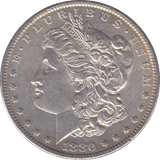 1880 SILVER MORGAN DOLLAR USA NEW ORLEANS MINT - SILVER WORLD COINS - Cambridgeshire Coins