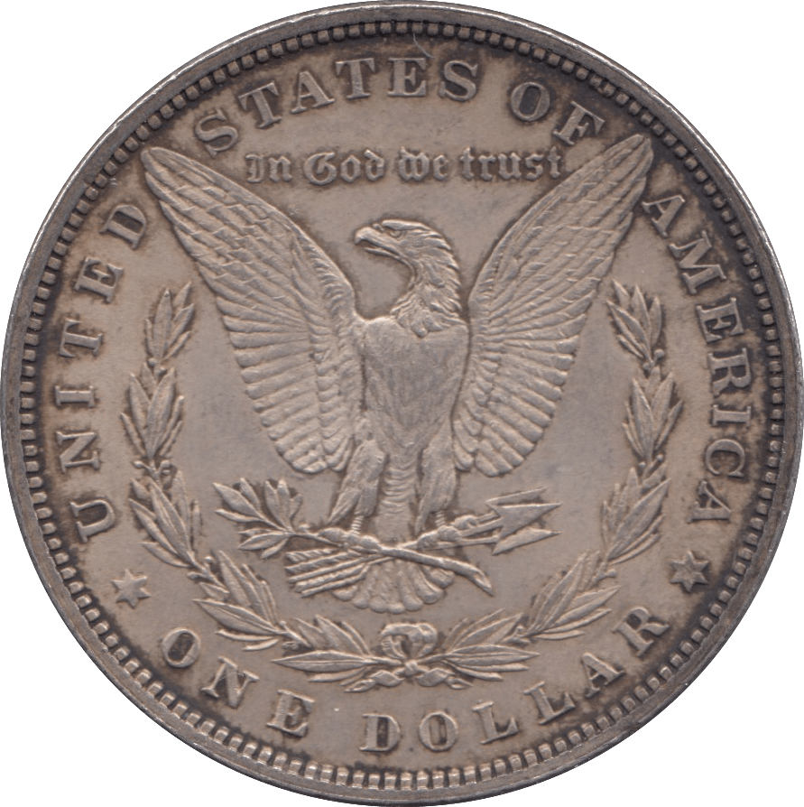 1880 SILVER MORGAN DOLLAR USA PHILADELPHIA MINT - SILVER WORLD COINS - Cambridgeshire Coins