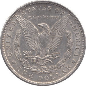 1880 SILVER MORGAN DOLLAR USA PHILADELPHIA MINT - SILVER WORLD COINS - Cambridgeshire Coins