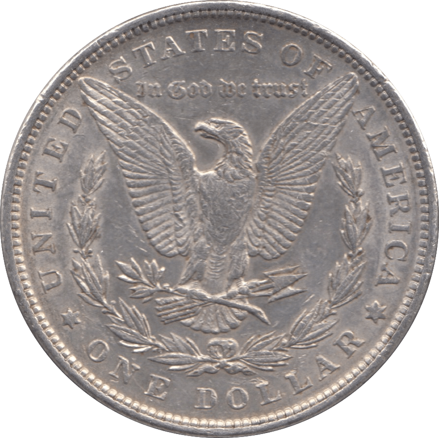 1880 SILVER MORGAN DOLLAR USA PHILADELPHIA MINT - SILVER WORLD COINS - Cambridgeshire Coins