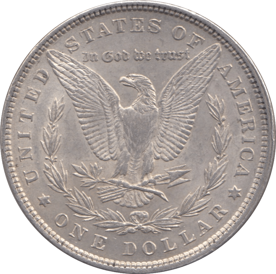 1880 SILVER MORGAN DOLLAR USA PHILADELPHIA MINT - SILVER WORLD COINS - Cambridgeshire Coins