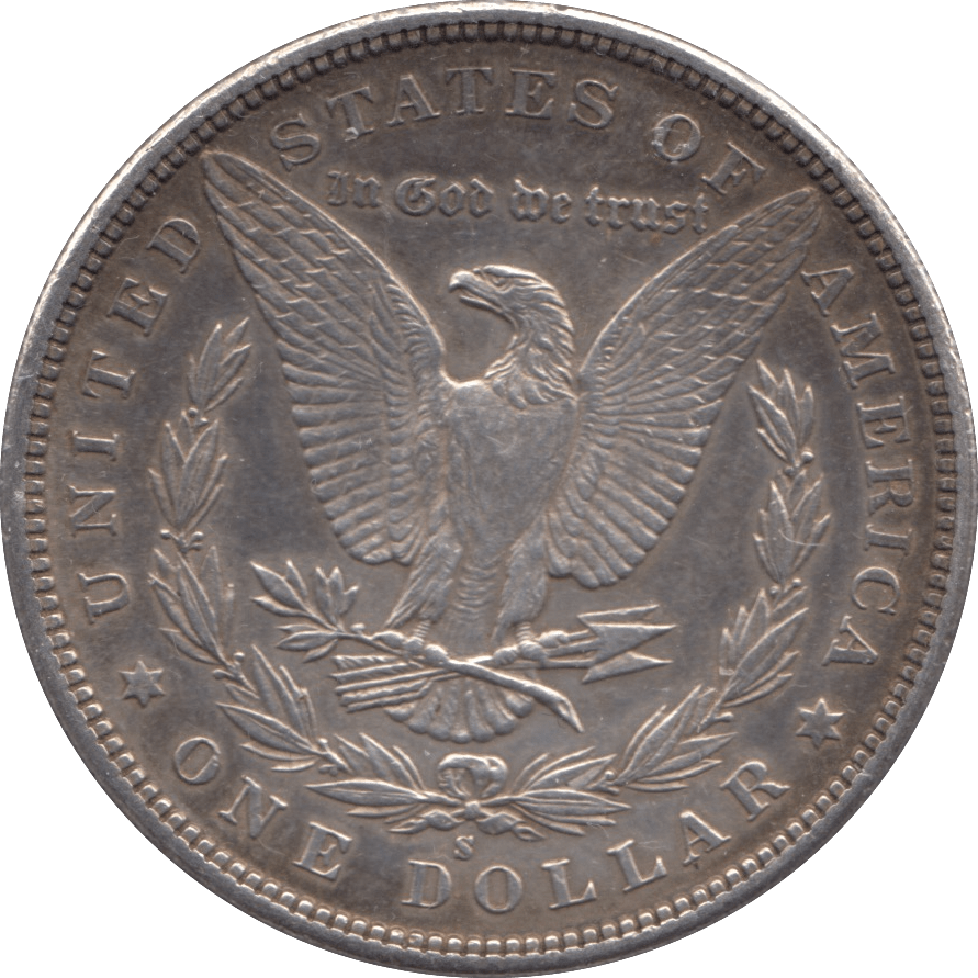 1880 SILVER MORGAN DOLLAR USA SAN FRANCISCO MINT - SILVER WORLD COINS - Cambridgeshire Coins