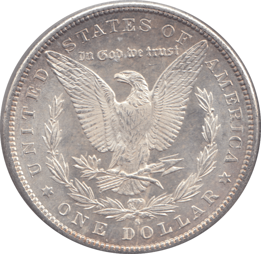 1880 SILVER MORGAN DOLLAR USA SAN FRANCISCO - SILVER WORLD COINS - Cambridgeshire Coins