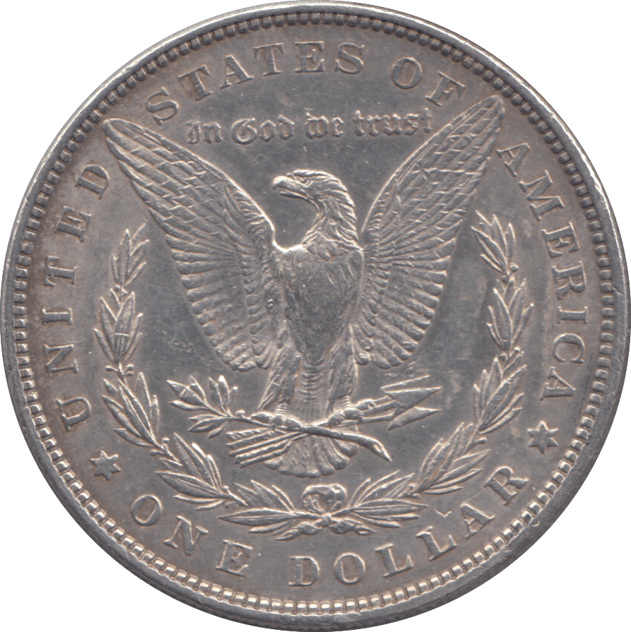 1880 SILVER MORGAN DOLLAR USA - SILVER WORLD COINS - Cambridgeshire Coins
