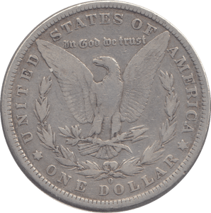 1880 SILVER ONE MORGAN DOLLAR USA - SILVER WORLD COINS - Cambridgeshire Coins