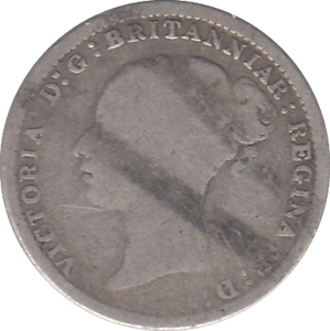 1880 SILVER THREEPENCE ( FAIR ) - THREEPENCE - Cambridgeshire Coins
